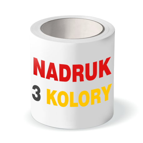 TAŚMA GRODZENIOWA Z NADRUKIEM 3 KOLORY 100mm (500-2250mb)