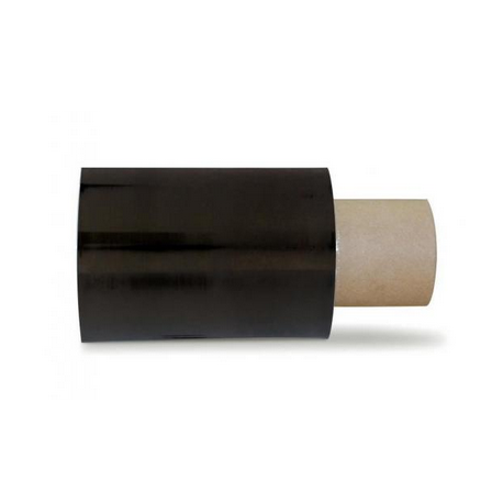 FOLIA STRETCH MINIROLKA „GRANAT” 10CM Z RĄCZKĄ CZARNA