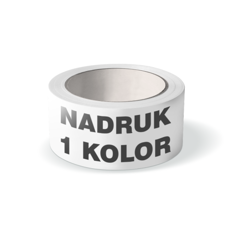 TAŚMA PAKOWA SOLVENT Z NADRUKIEM 1 KOLOR 48x60Y